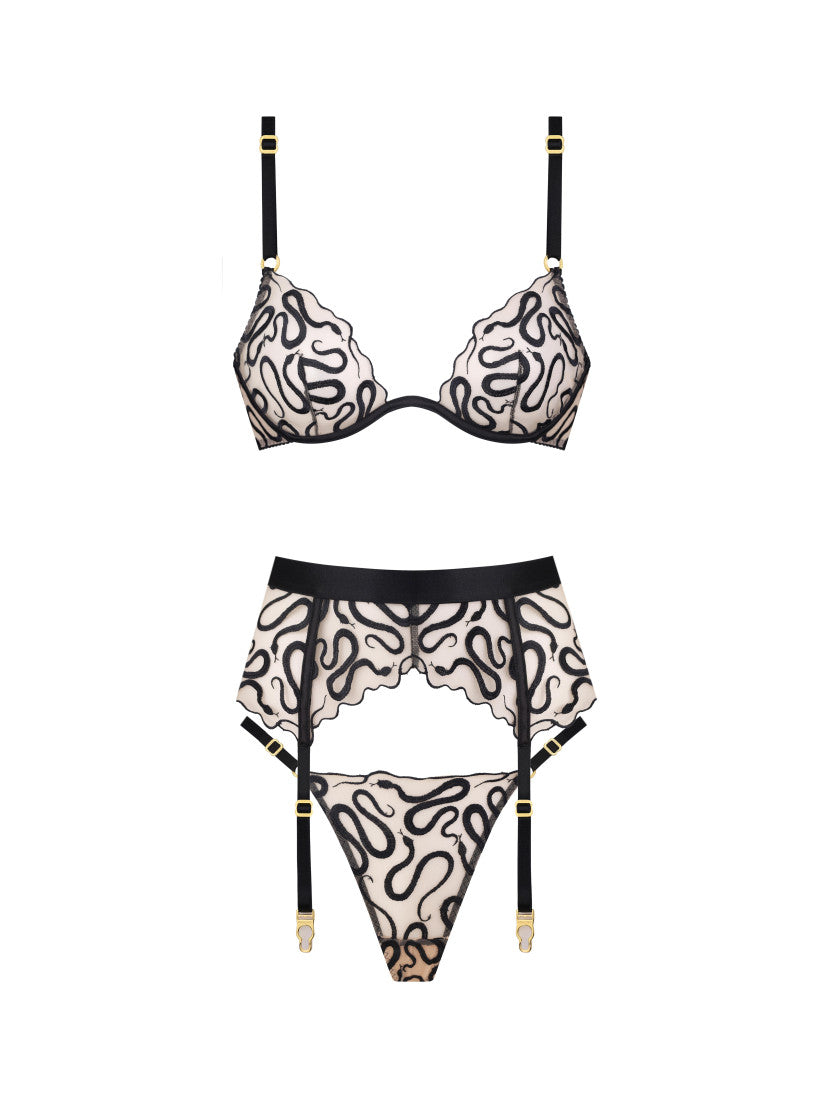SNAKE BELTED SET