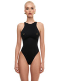 PIERCING OBSIDIAN GOLD SWIM