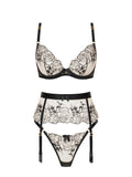 ROSE NOIR BELTED SET