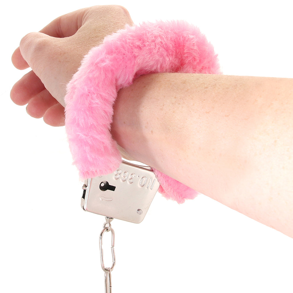 FURRY CUFFS IN PINK