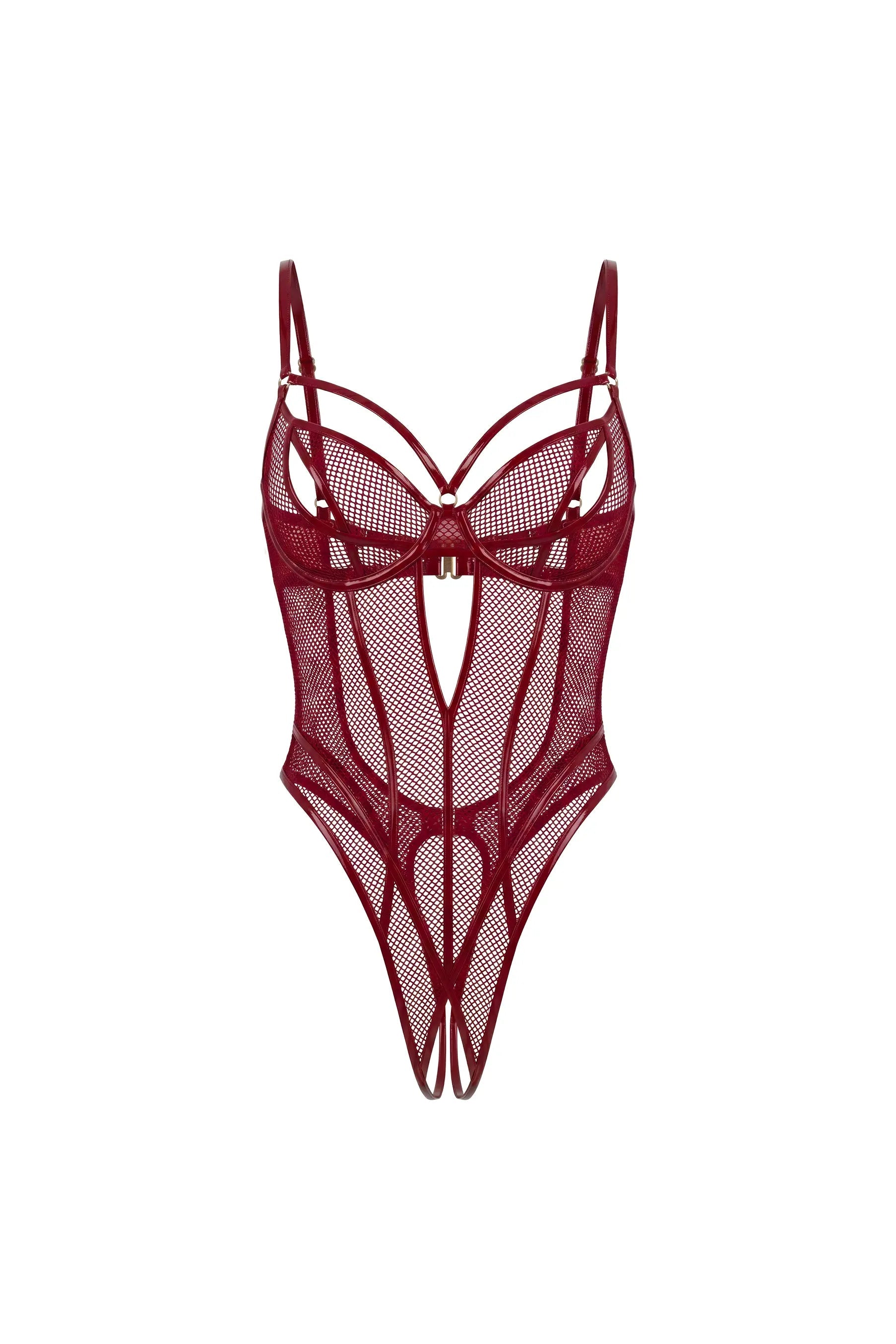CONFIL LEATHER BODYSUIT