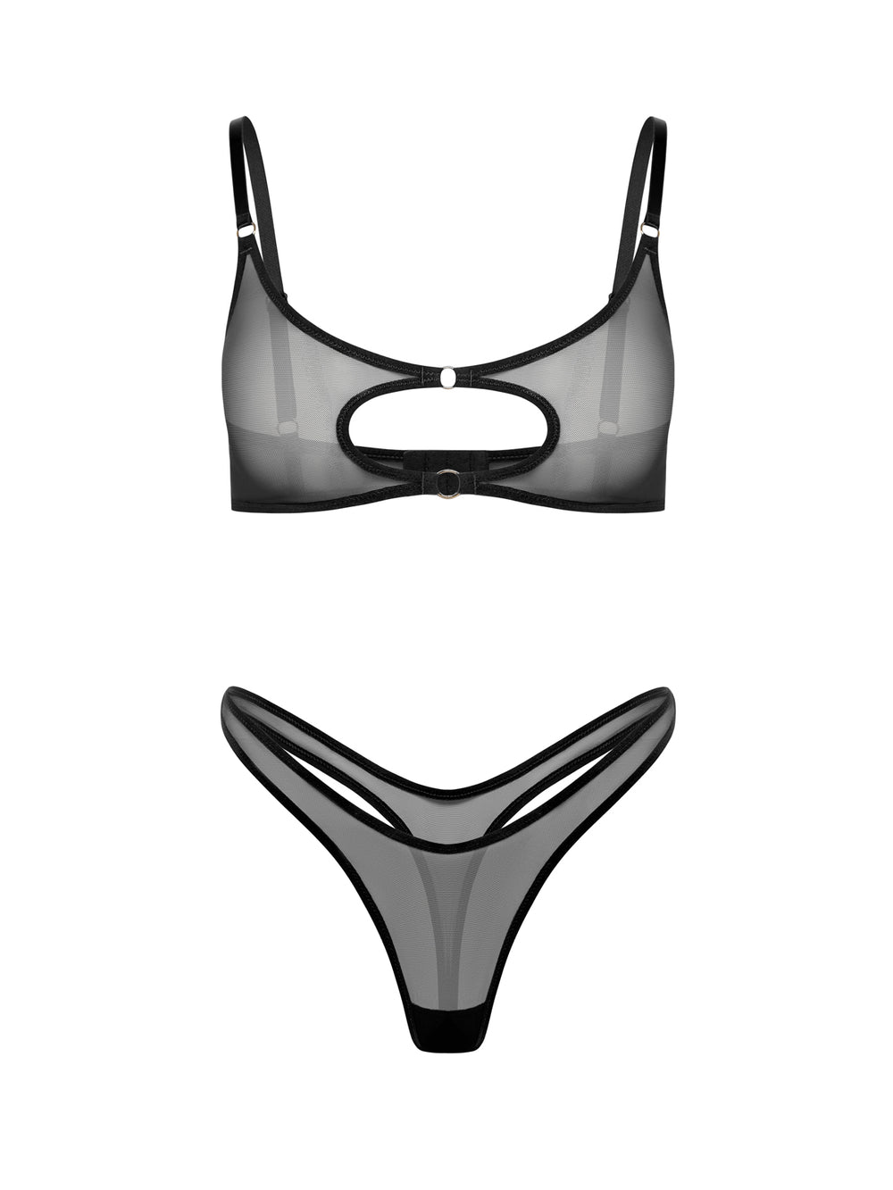 AVELINE NOIR MESH SET