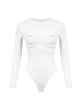 ENIGMA BLANC LONG SLEEVE BODYSUIT