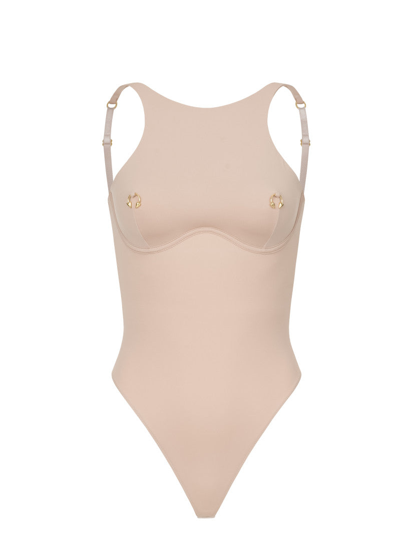 PIERCING NUDE BODYSUIT
