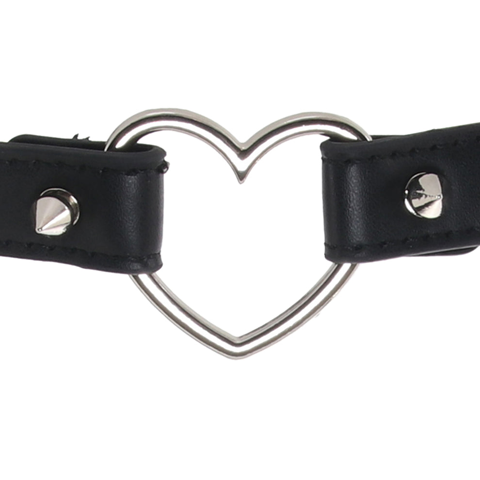 BLACK HEART CHOKER