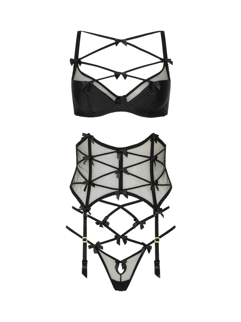 KIKI NOIR BELTED SET