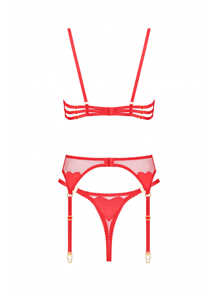 ROUGE DÈSIR BELTED SET