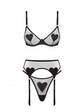 NOIR DÈSIR BELTED SET