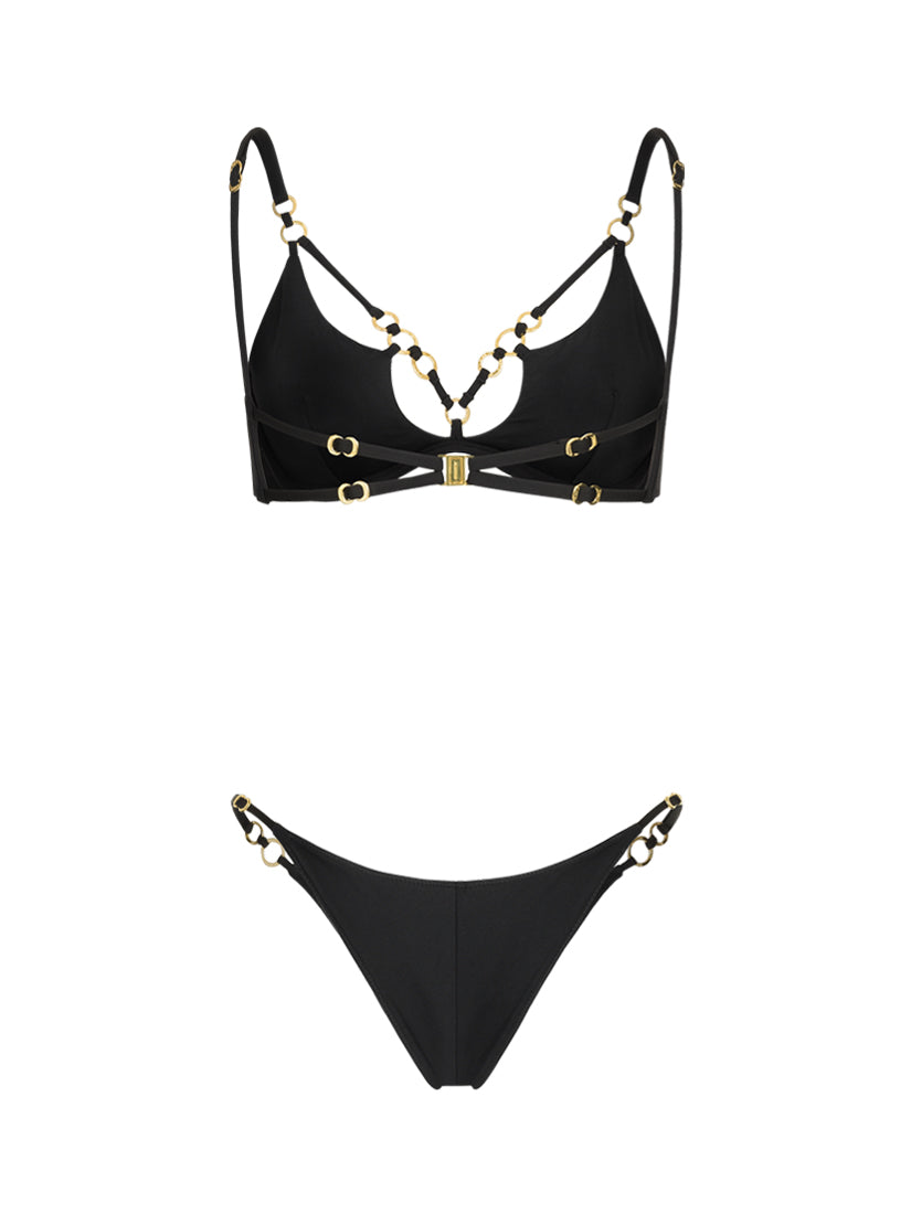 ZAHARA NOIR SWIM SET