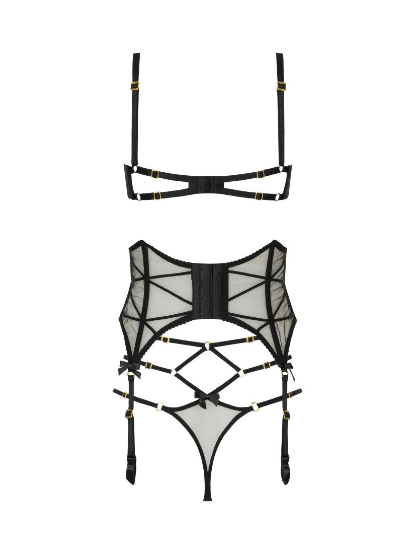 KIKI NOIR BELTED SET