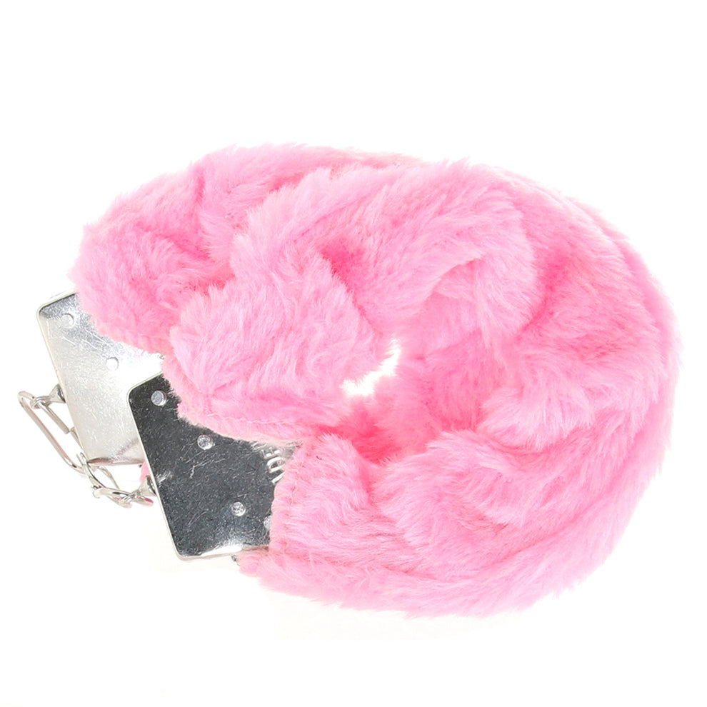 FURRY CUFFS IN PINK