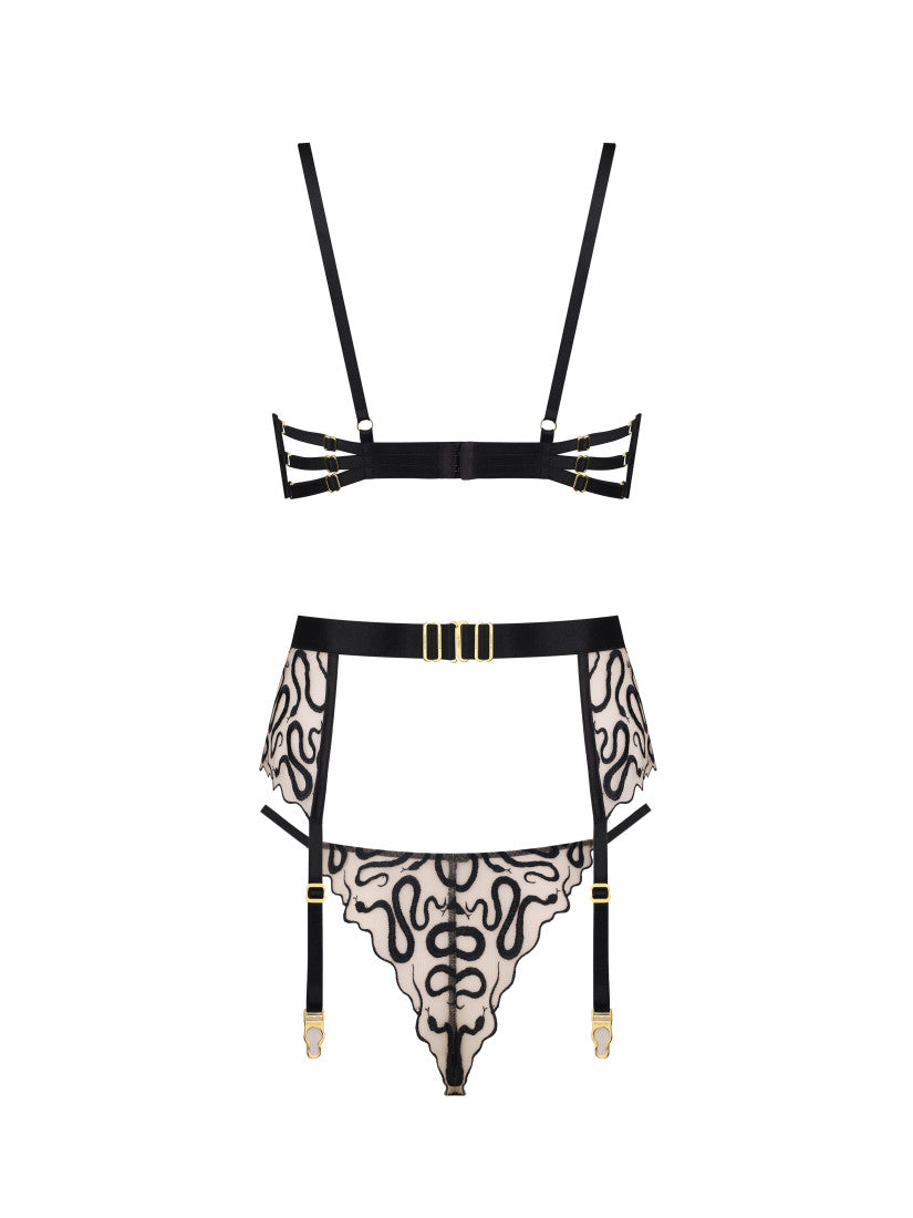 SNAKE BELTED SET